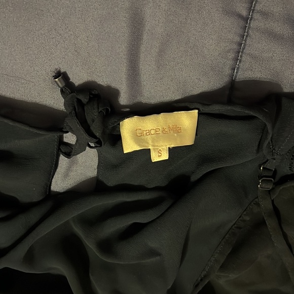 Navy flowy maxi dress - Picture 4 of 6